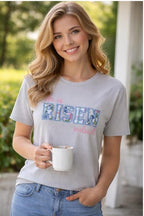 Embroidered He is Risen Indeed Easter Shirt, Faith Based Religious Apparel