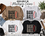 Baseball Mama Distressed Graphic Sweatshirt | Game Day Sports Mom Apparel
