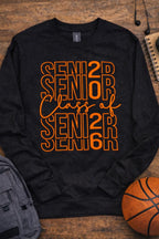 Senior Class of 2026 Embroidered Hoodie | Custom School Colors Graduation Tee