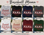 Baseball Mama Embroidered Sweatshirt | Custom Team Colors Game Day Apparel
