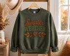 Embroidered Sweatshirt for Pumpkin Patch & Football Weekends