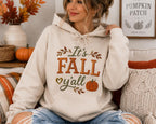 It’s Fall Y’all Embroidered Hoodie | Cozy Fall Crewneck Sweatshirt