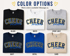 Cheer Mom Glitter Appliqué Sweatshirt | School Spirit Apparel