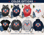 Distressed American Flag Eagle Shirt | Patriotic 4th of July Graphic Tee