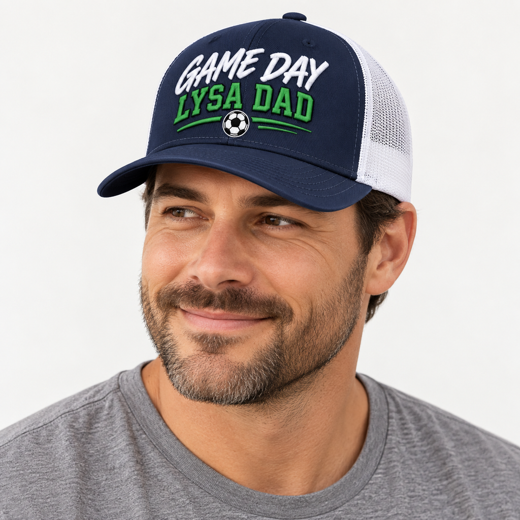 LYSA Game Day Dad Embroidered Trucker Hat