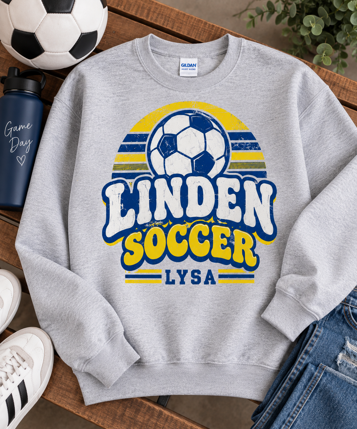 LYSA Retro R2 — Adult Crewneck