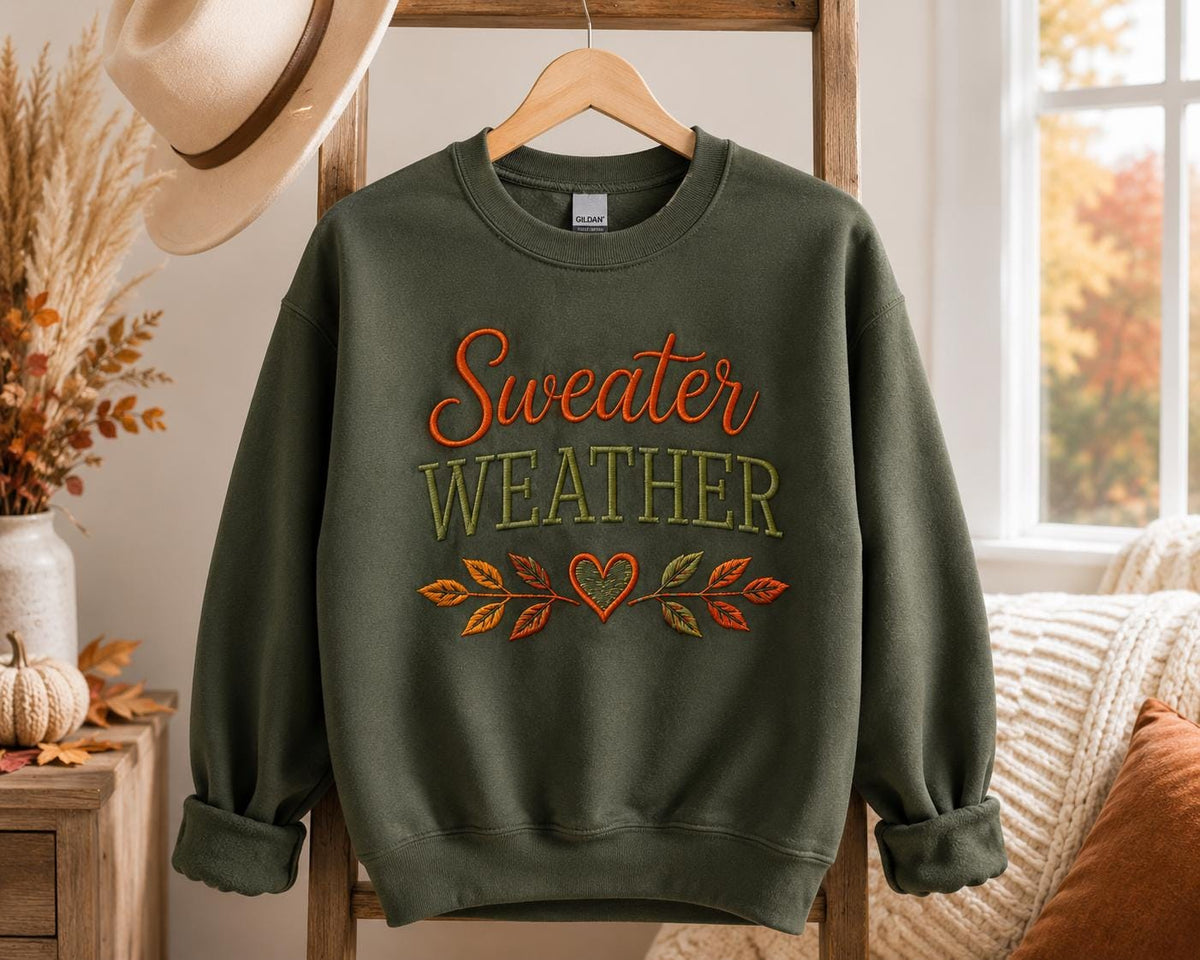 Our Sweater Weather Sweatshirt: Perfect for Crisp Mornings & Coffee Runs