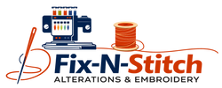 Fix-N-Stitch Alterations & Embroidery logo
