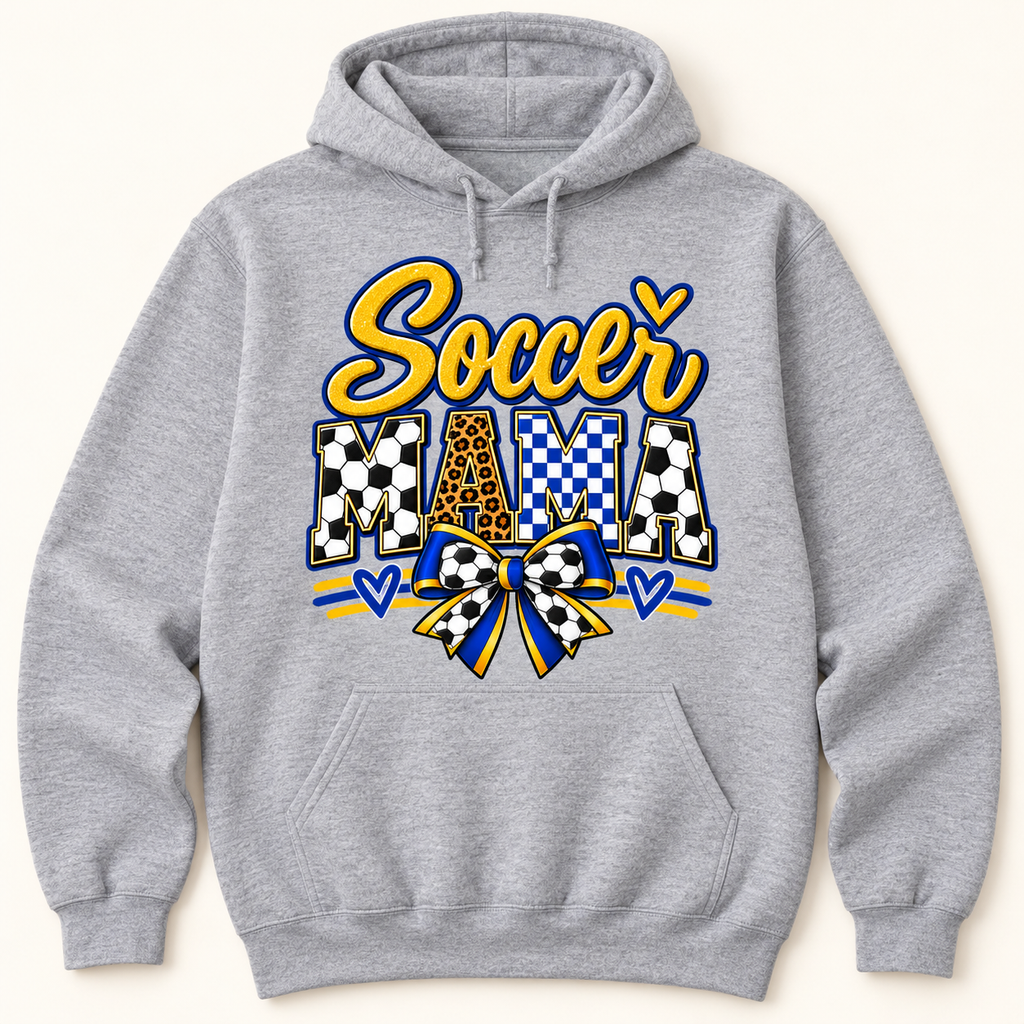 LYSA Soccer Mama hoodie Sport Gray mockup