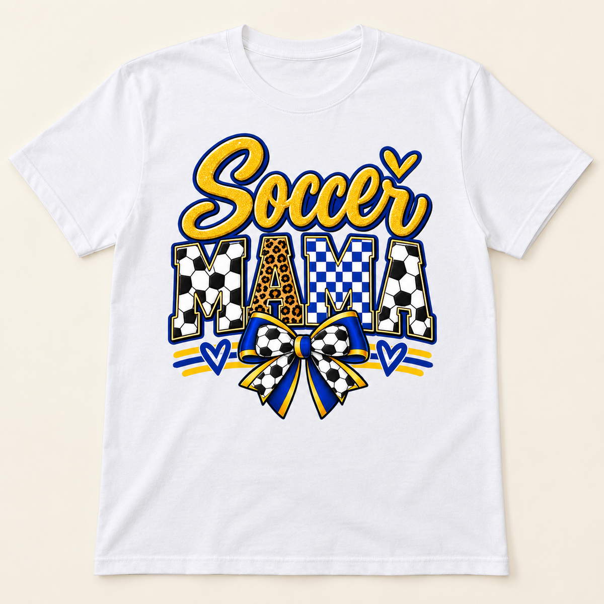 LYSA Soccer Mama T-shirt White mockup