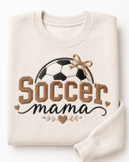 Soccer Mama embroidered apparel mockup